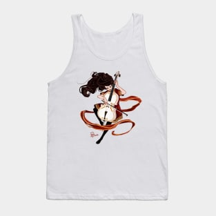 The Cellist Wanderer - Journey Music Tribute Tank Top